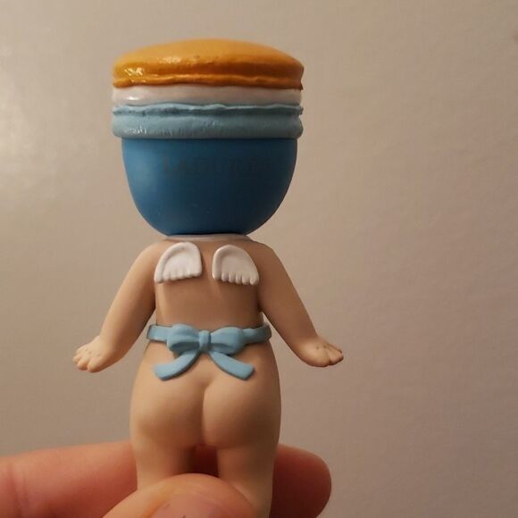 SONNY Angel Limited Ed Laduree blue Macaron Violette Christmas RARE (sphere a/i) - Picture 3 of 5